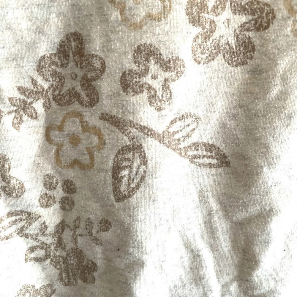 OLD NAVY girls floral full zip hoodie sweater- L